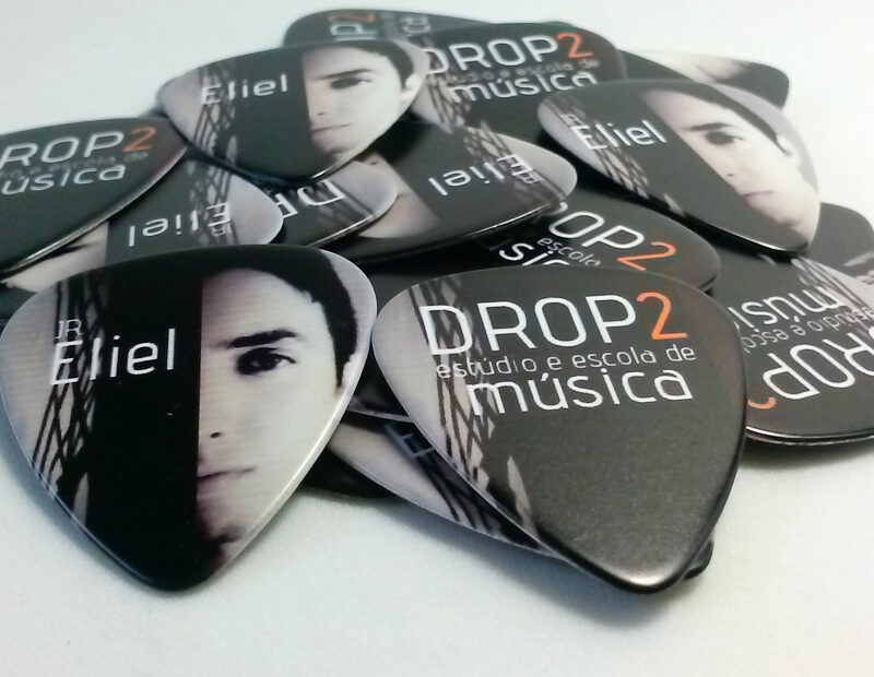 Palhetas de Guitarra personalizadas para o Estúdio Drop2