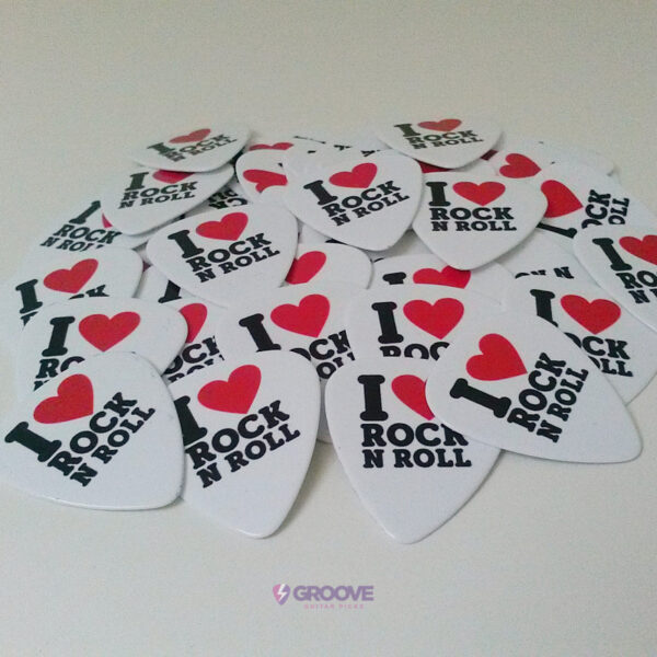 Palhetas de Guitarra série I Love Rock N Roll Groove Picks