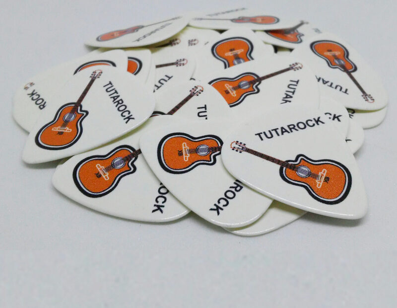 Palhetas Personalizadas para o músico Tutarock