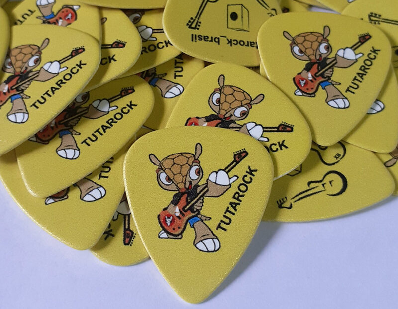 Palhetas de Guitarra personalizadas para o músico Tutarock